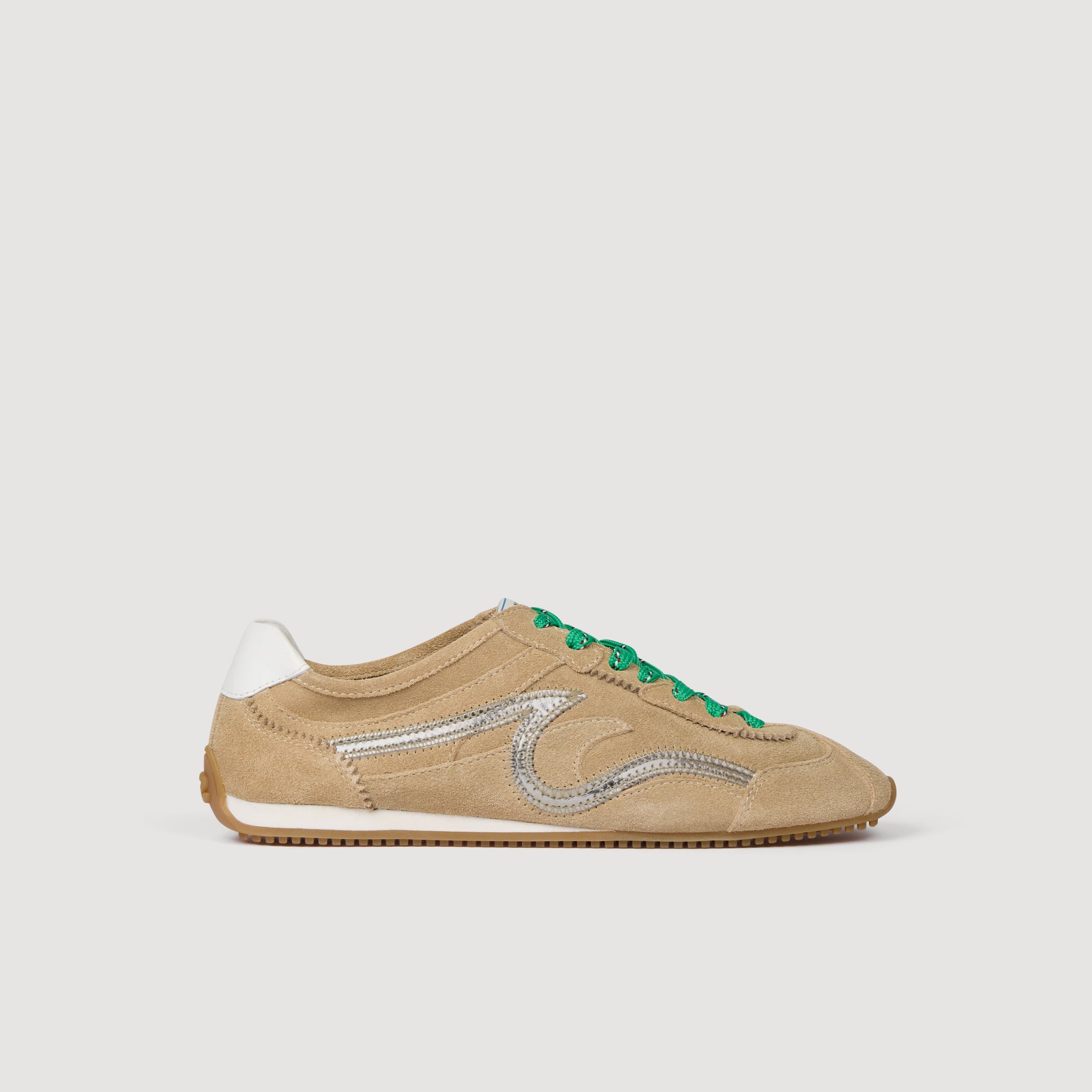 Sandro コート ベージュ 本革 SANDRO ダブルブレスト トレンチコート | ブラウン | FARFETCH JP