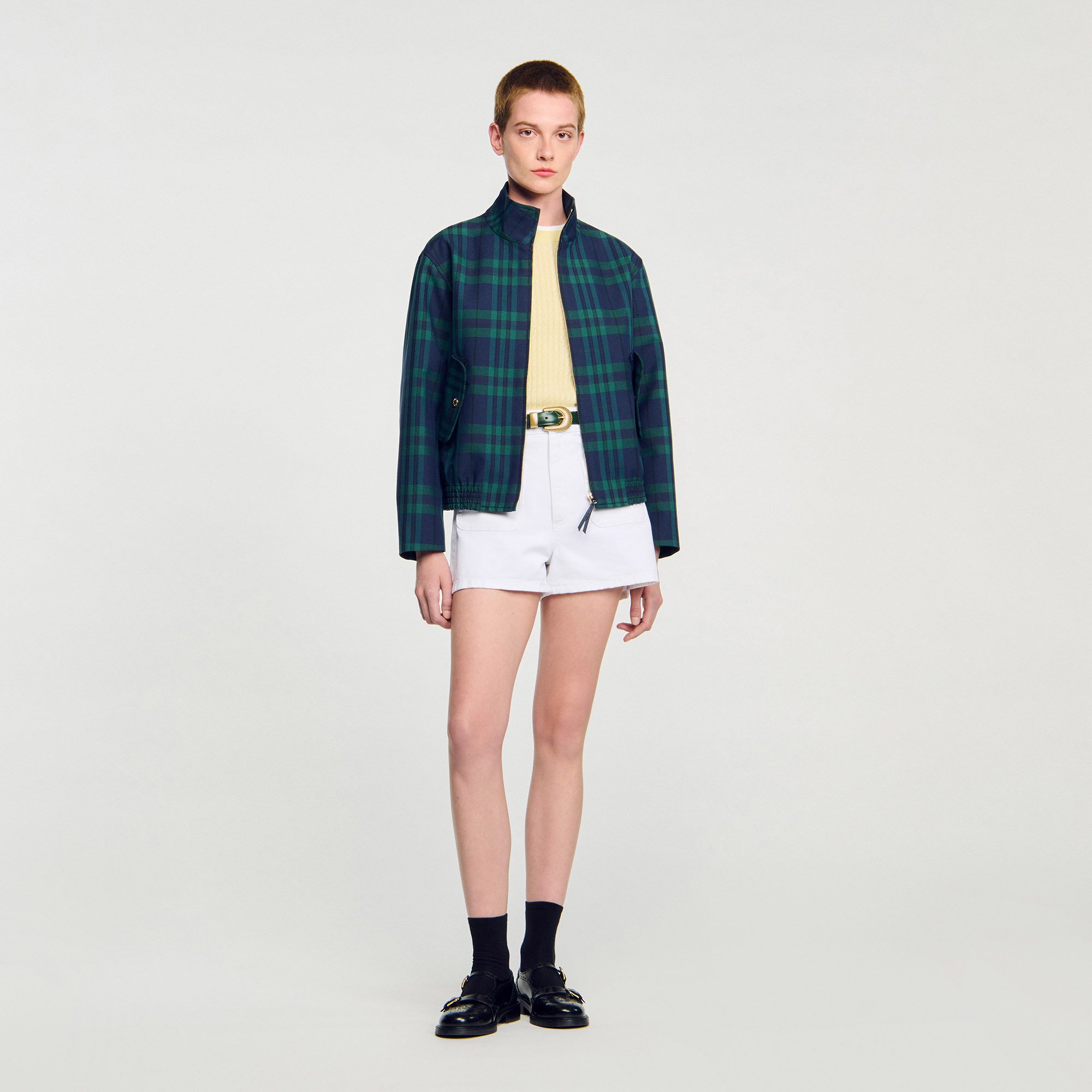 Checked jacket