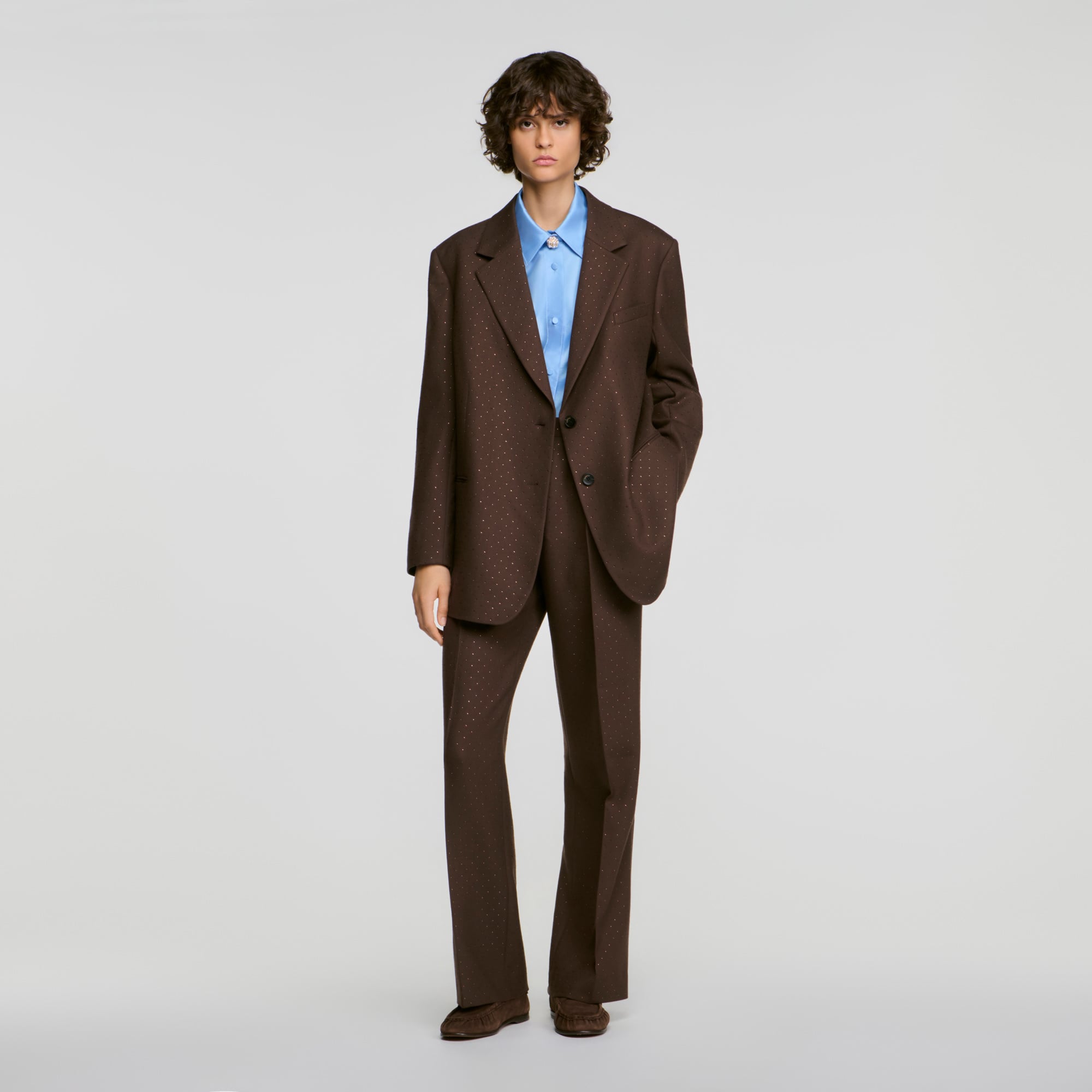 Rhinestone suit jacket