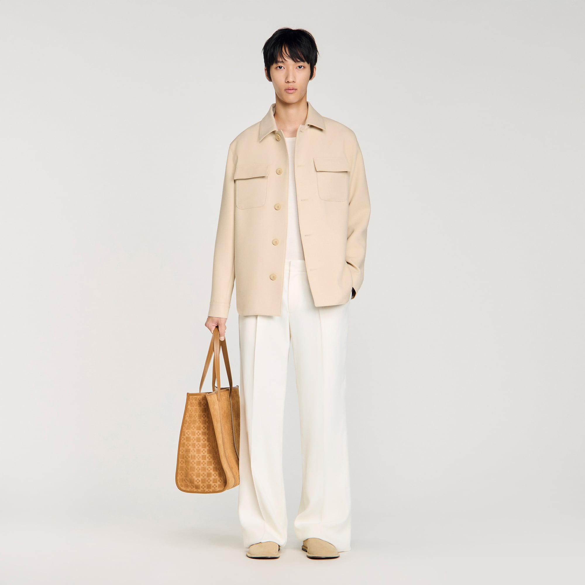 Buttoned oversized shirt