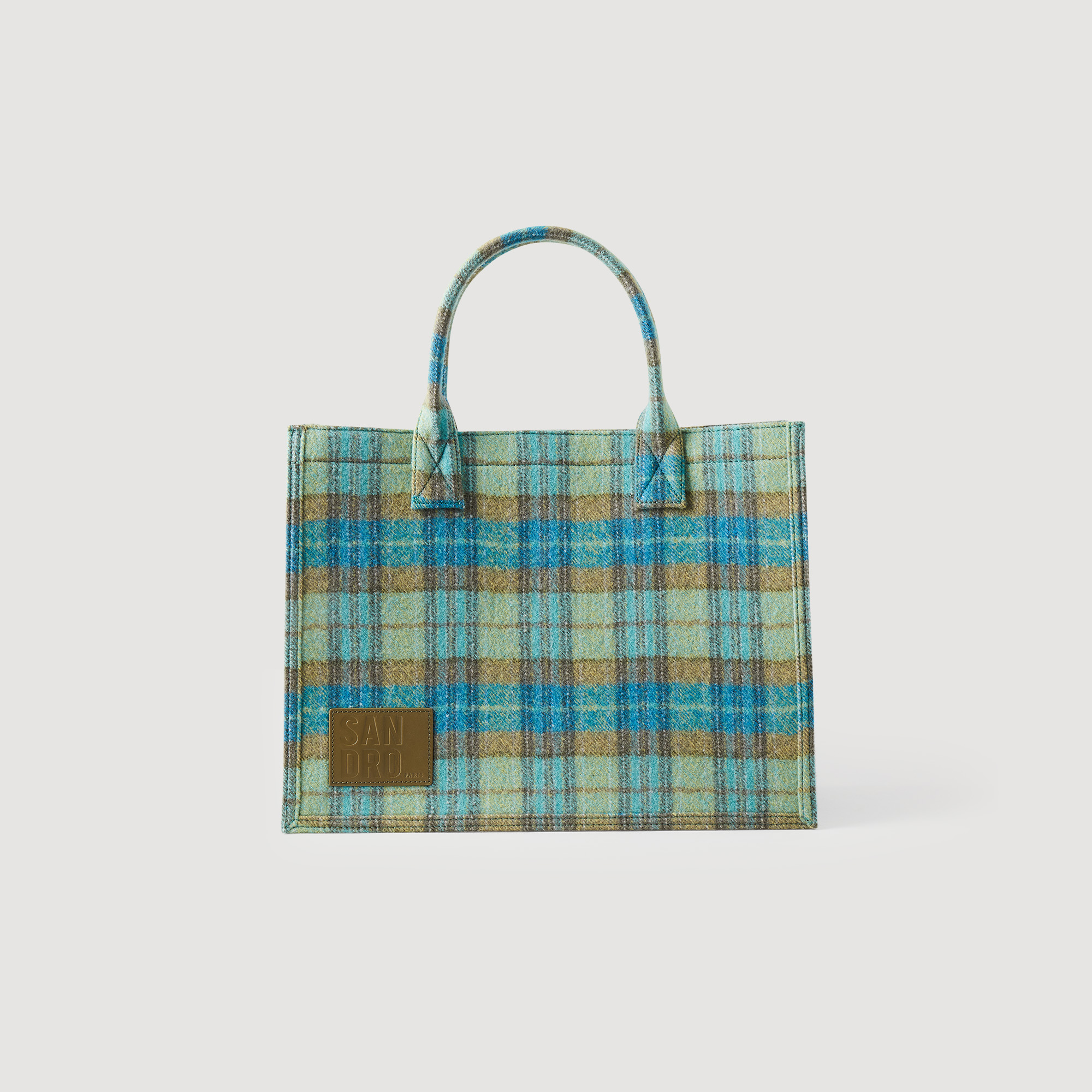 Checked Kasbah tote bag