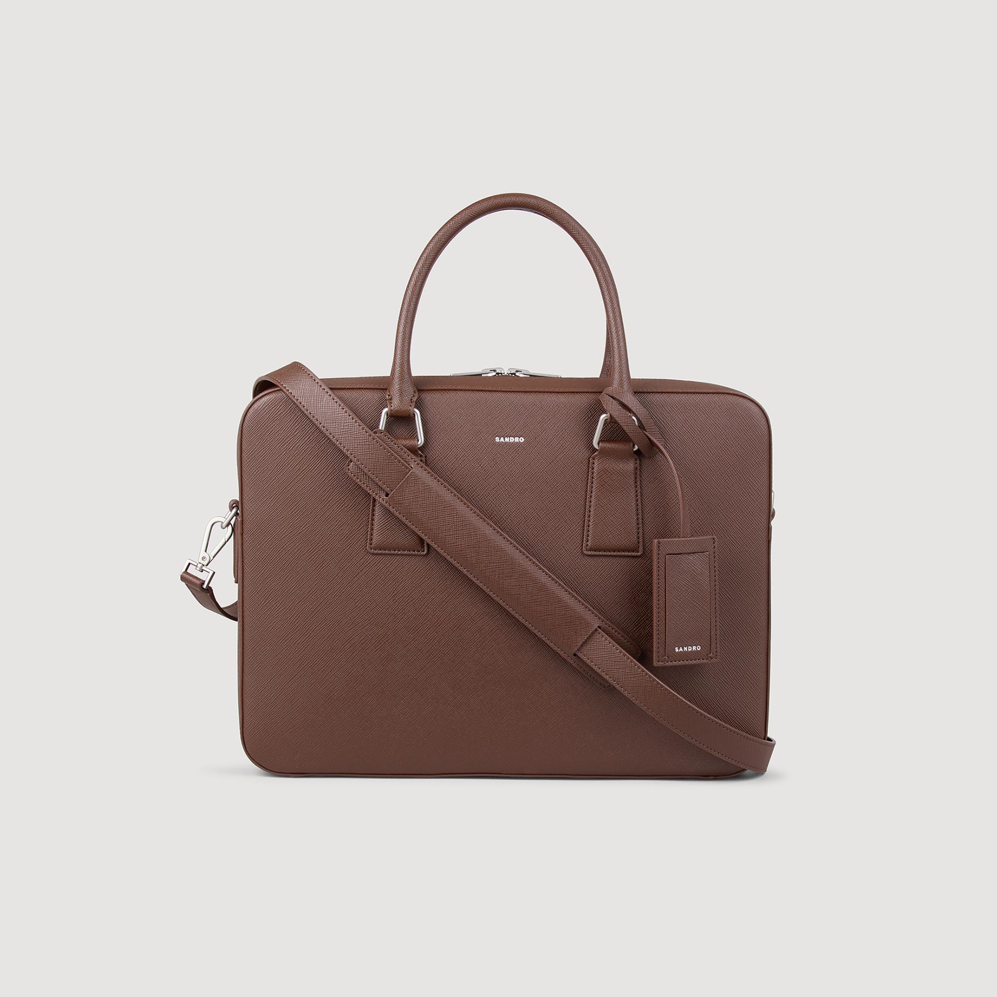 Saffiano Leather Briefcase