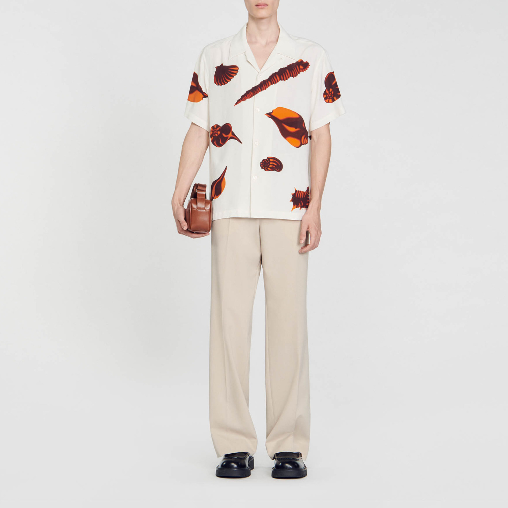 Sandro Seashell pattern shirt