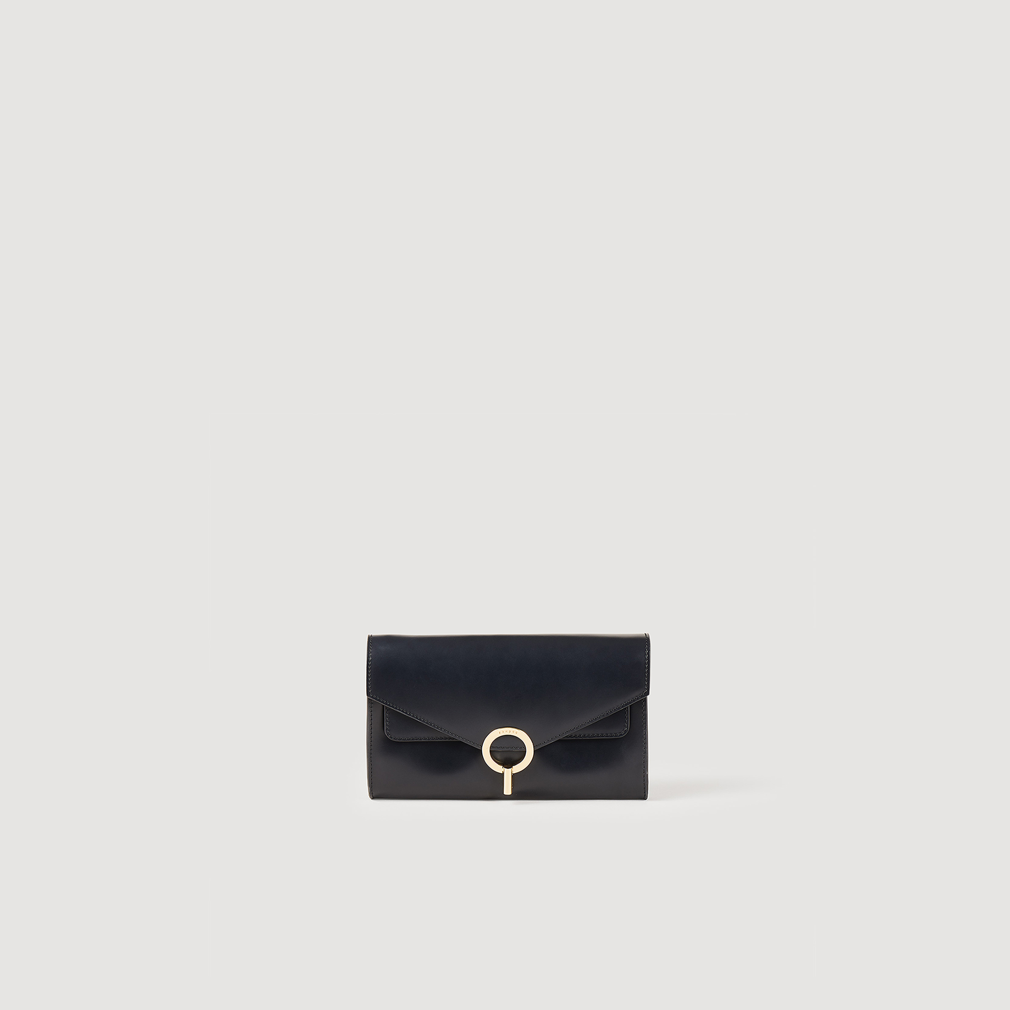 Sandro cotton Leather: cow Flap lining: The iconic Yza Bag in canvas and leather