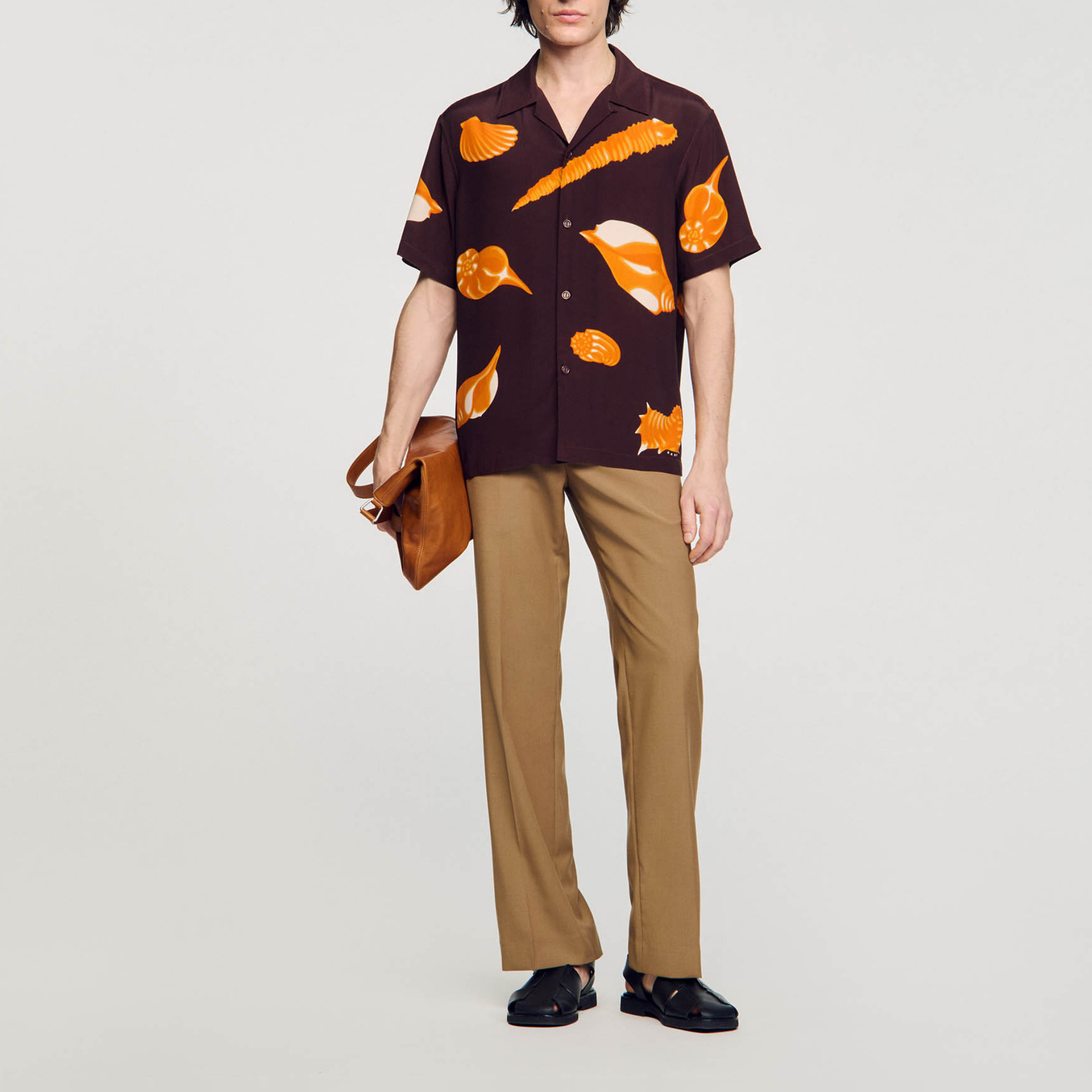 Sandro Seashell pattern shirt