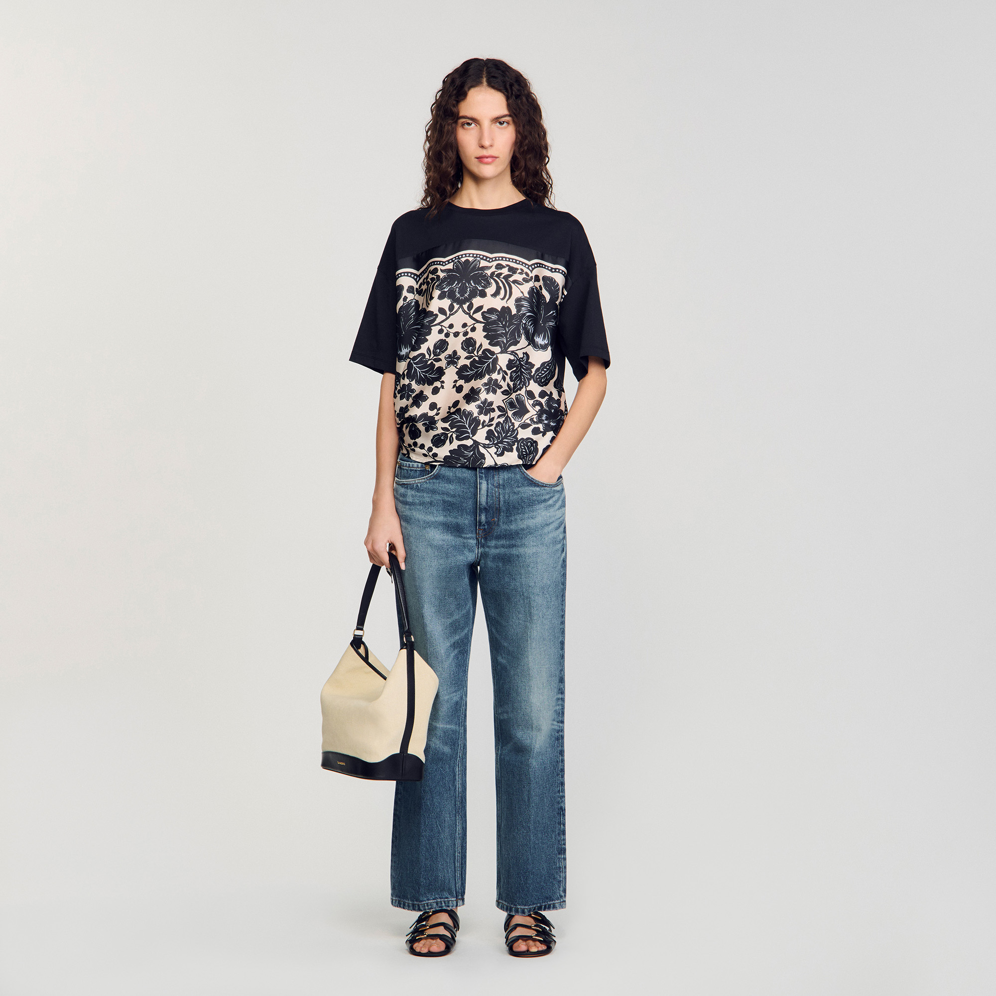 Sandro Floral motif T-shirt
