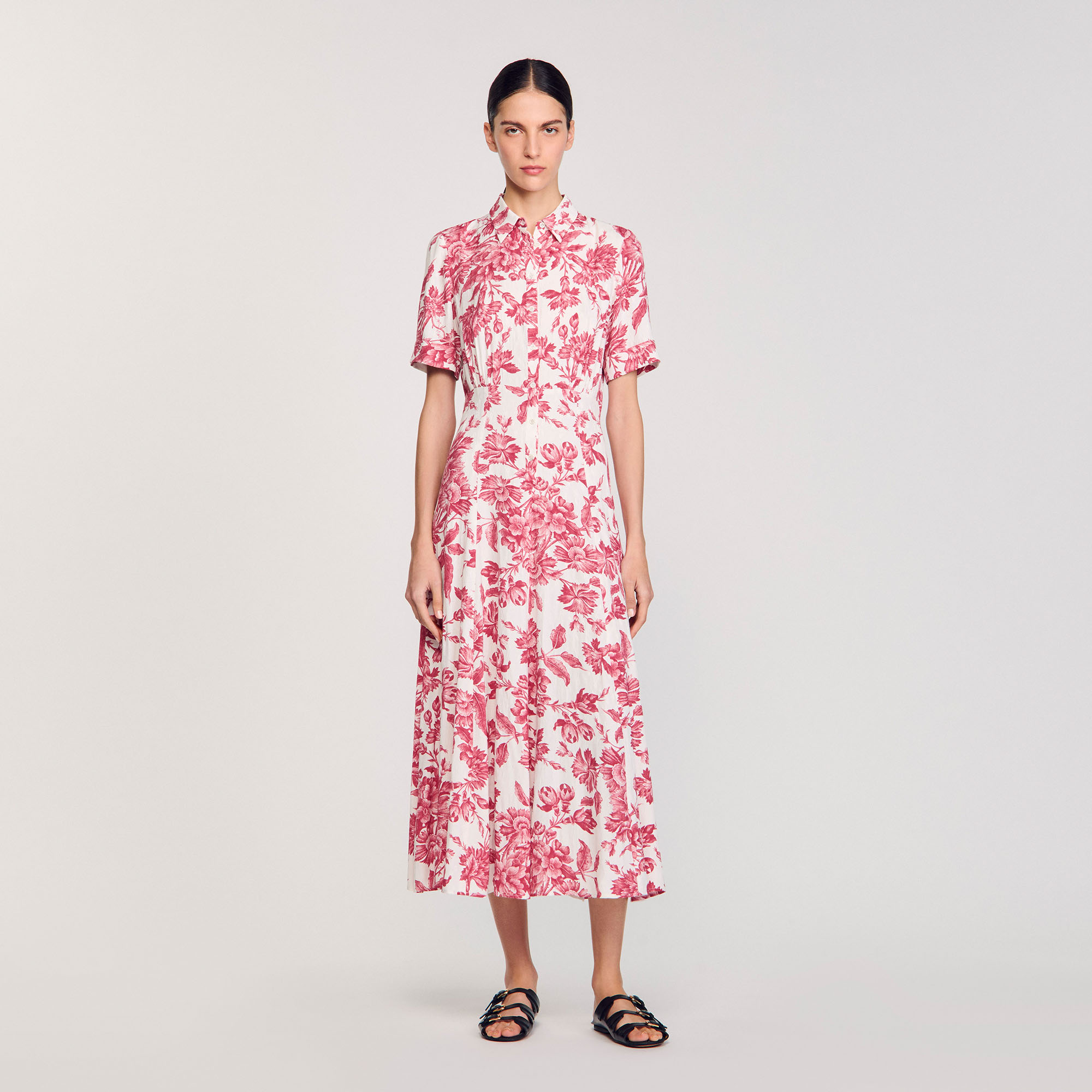 Sandro Floral patterned maxi dress