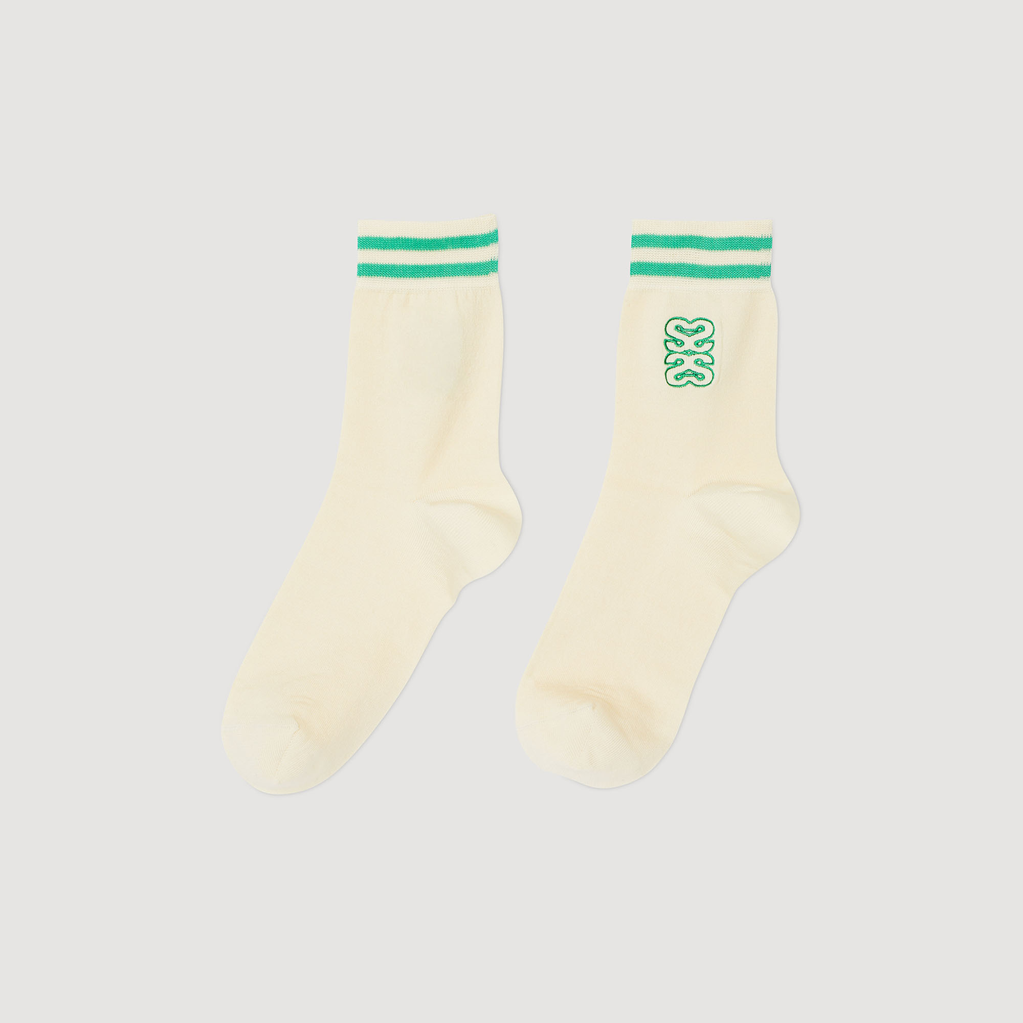 Sandro Embroidered socks