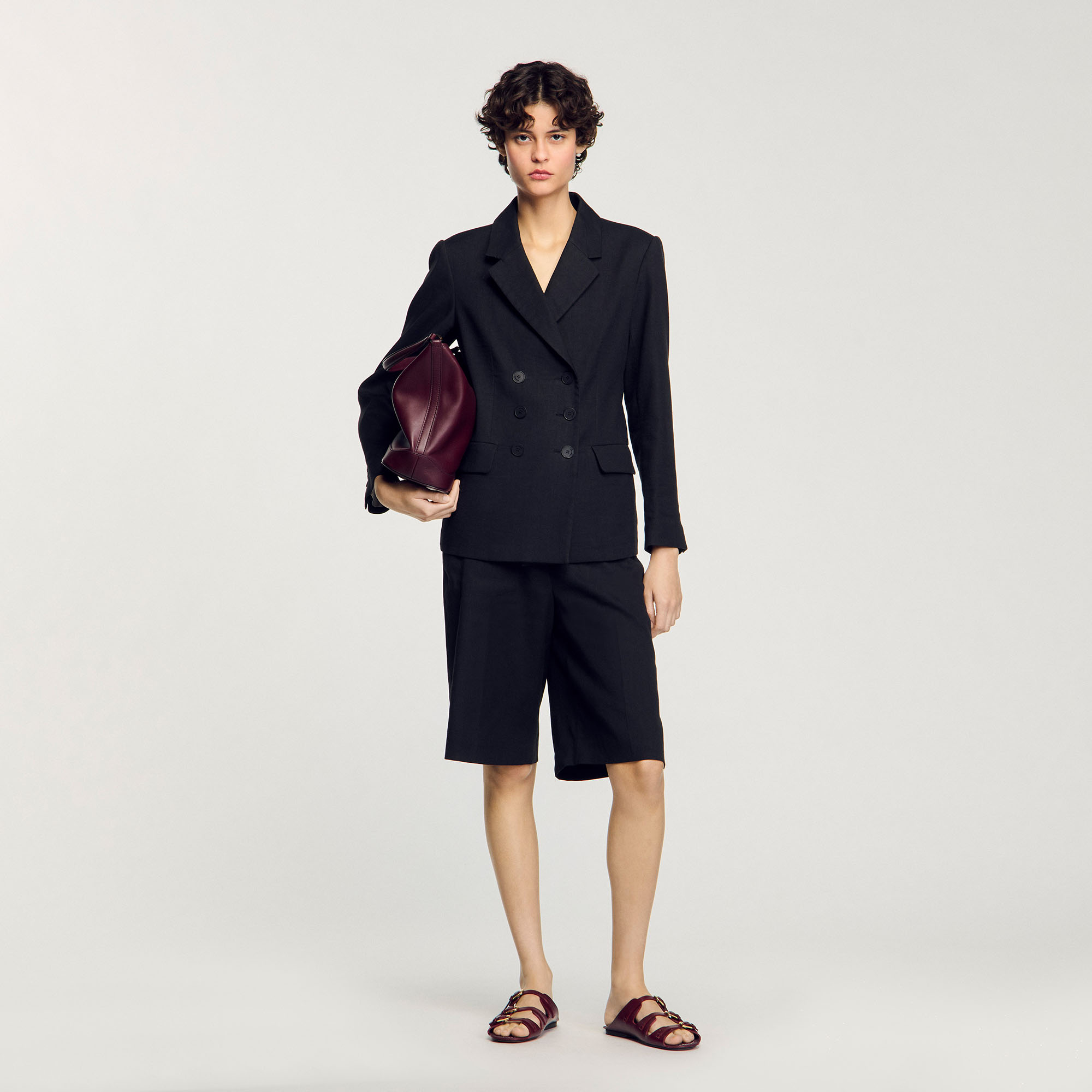 Sandro Double-breasted suit jacket
