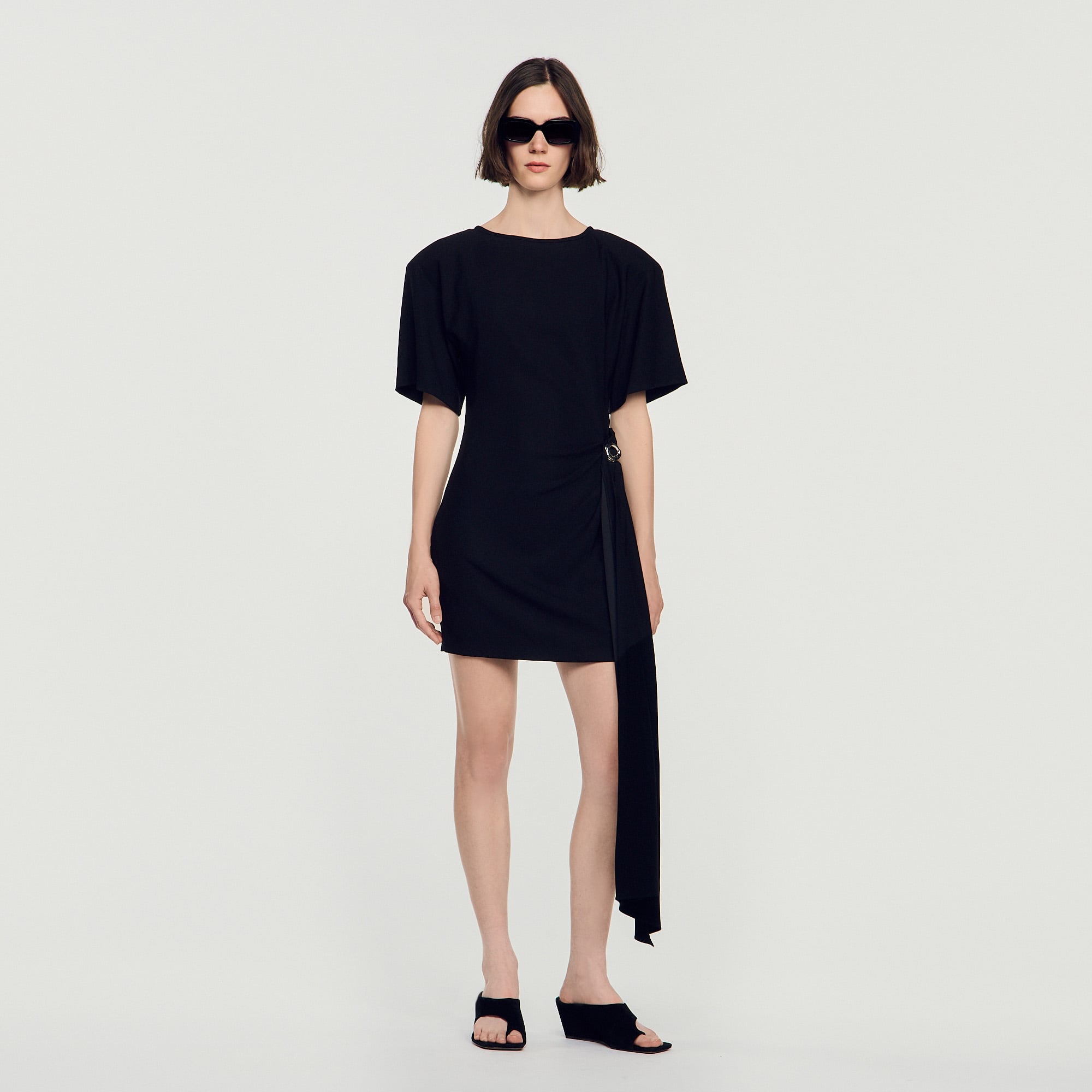 Short draped dress