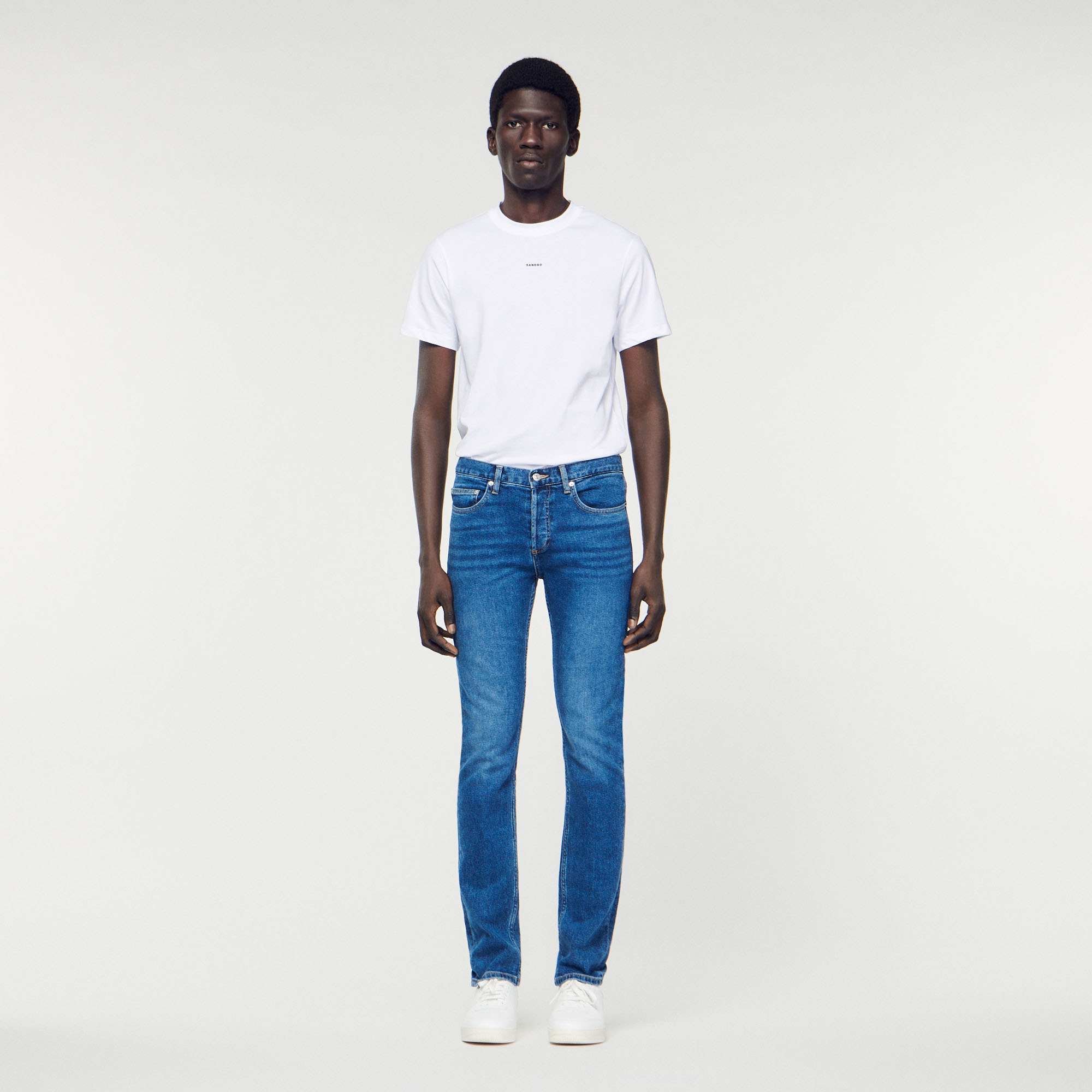 Sandro Washed jeans - Slim cut