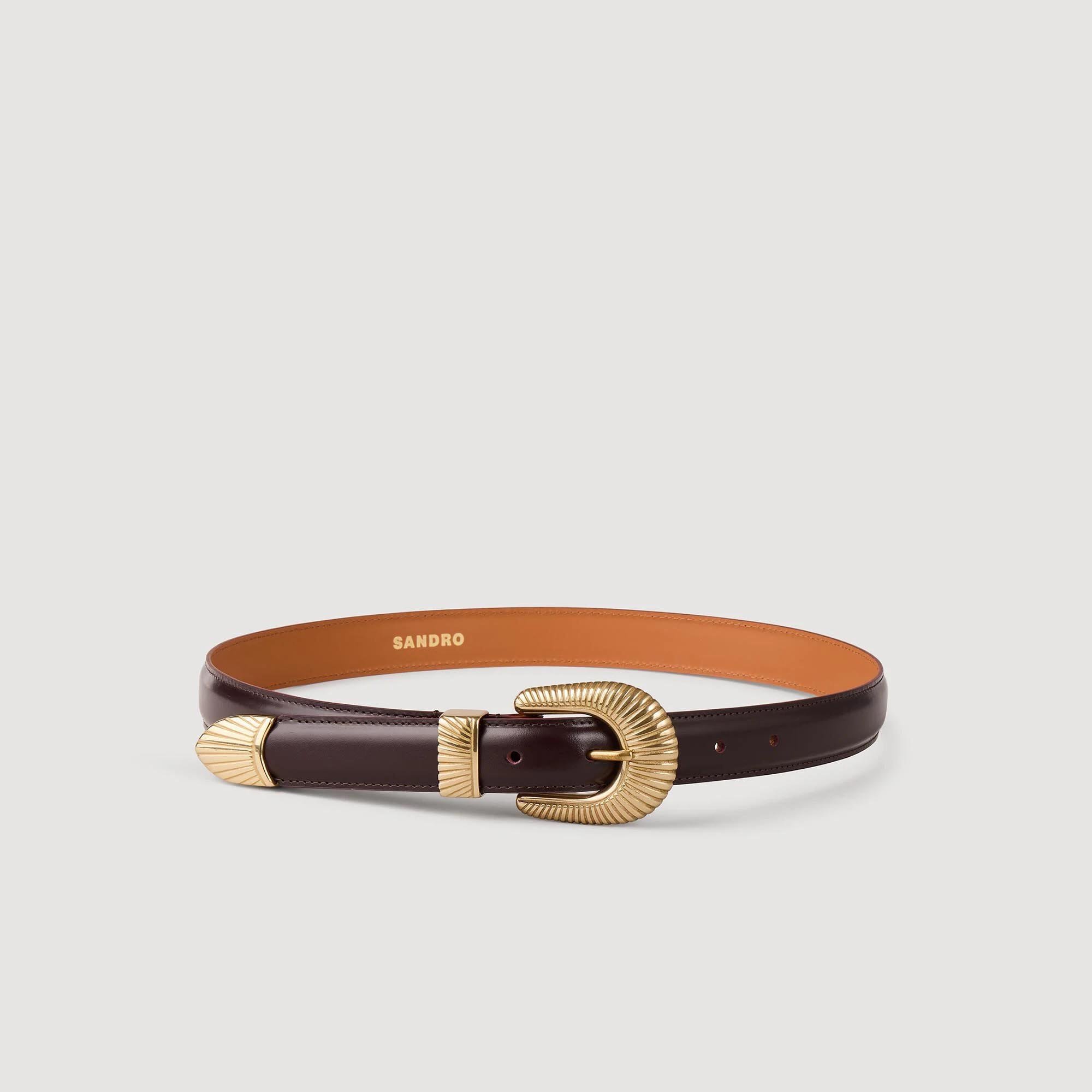 Leather belt