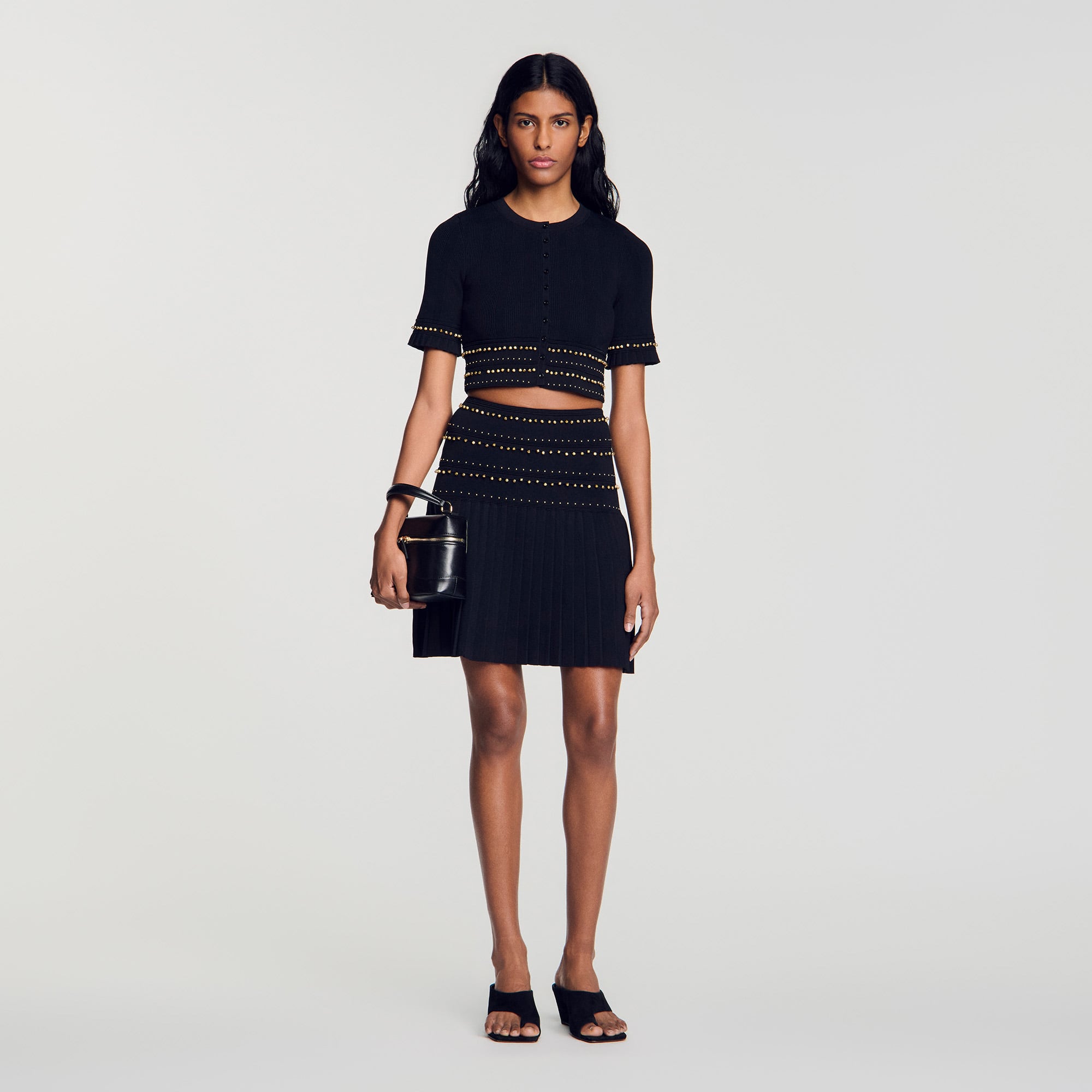 Mini skirt with tassels