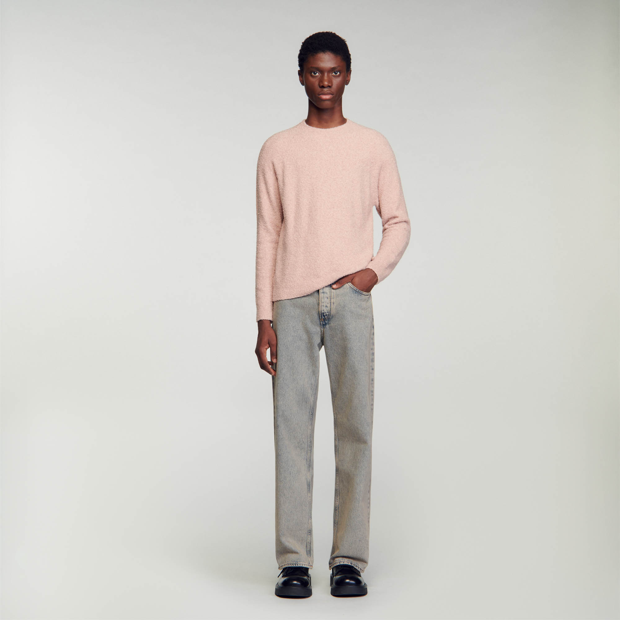 Sandro cotton Long-sleeved sweater