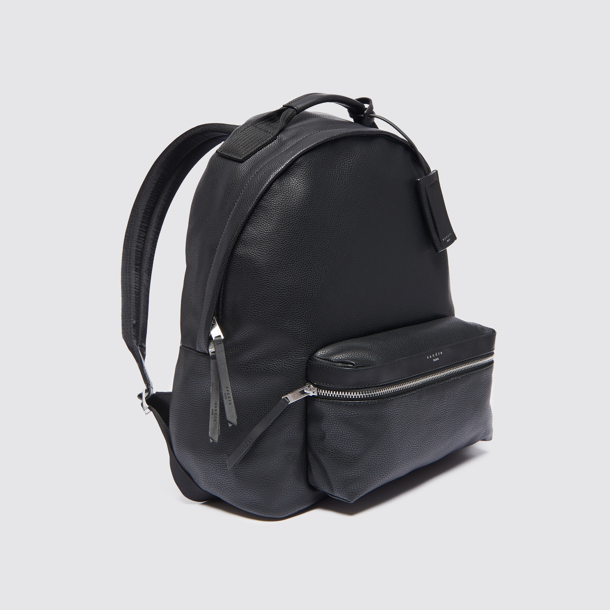 Coated fabric backpack - Bags | Sandro Paris