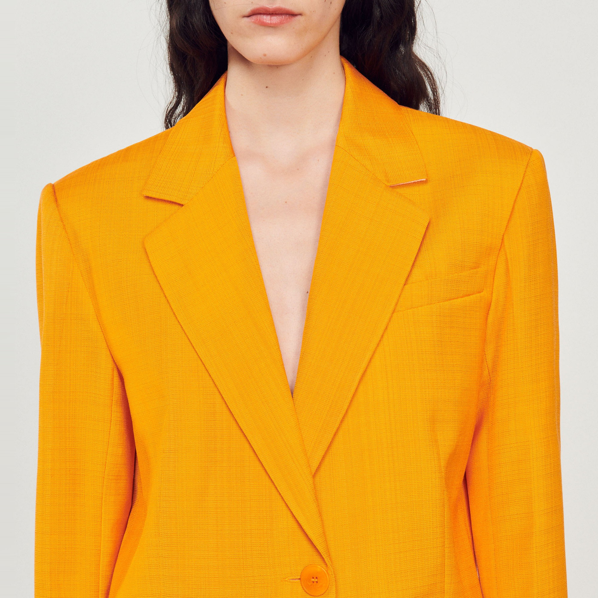 Harper Tailored Jacket - Jackets & Blazers | Sandro Paris