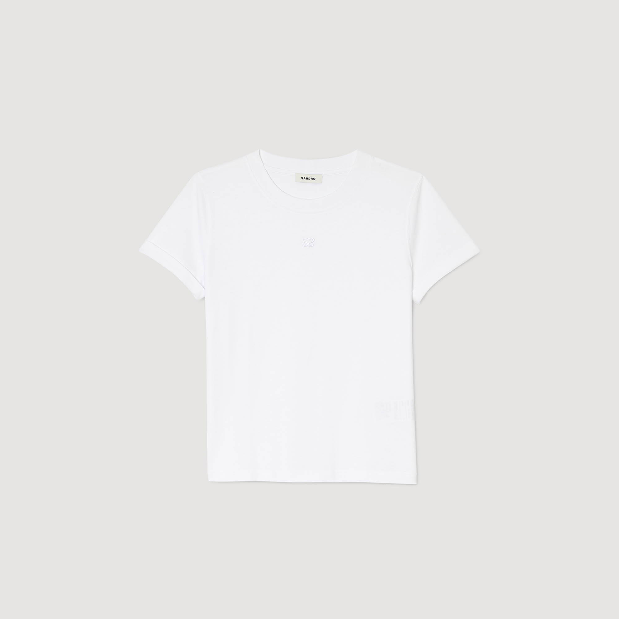 Sandro cotton Double S T-shirt
