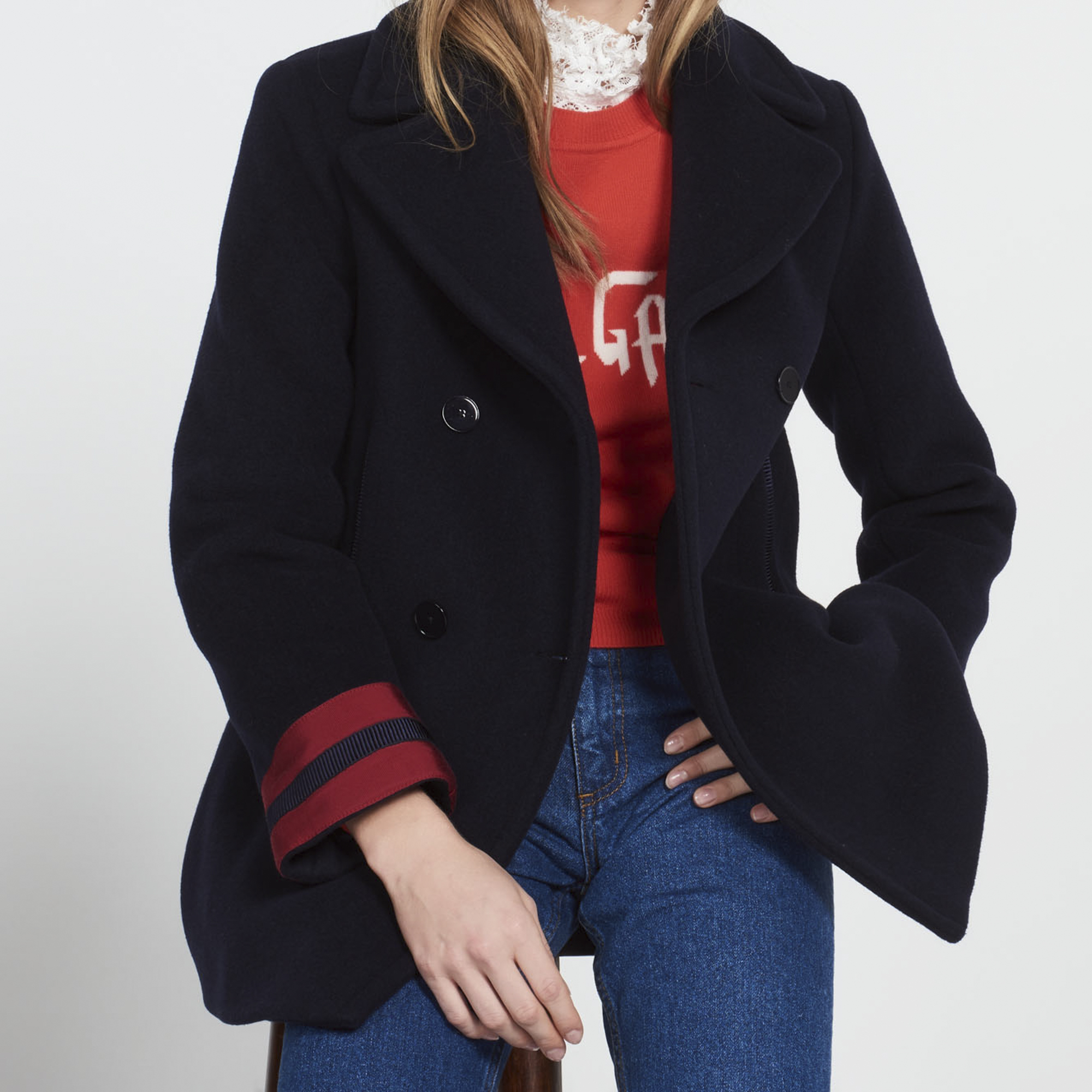 Http Www Lyst Com Clothing Burberry Tailored Wool Cashmere Pea Sundance Weathered Leather Peacoat