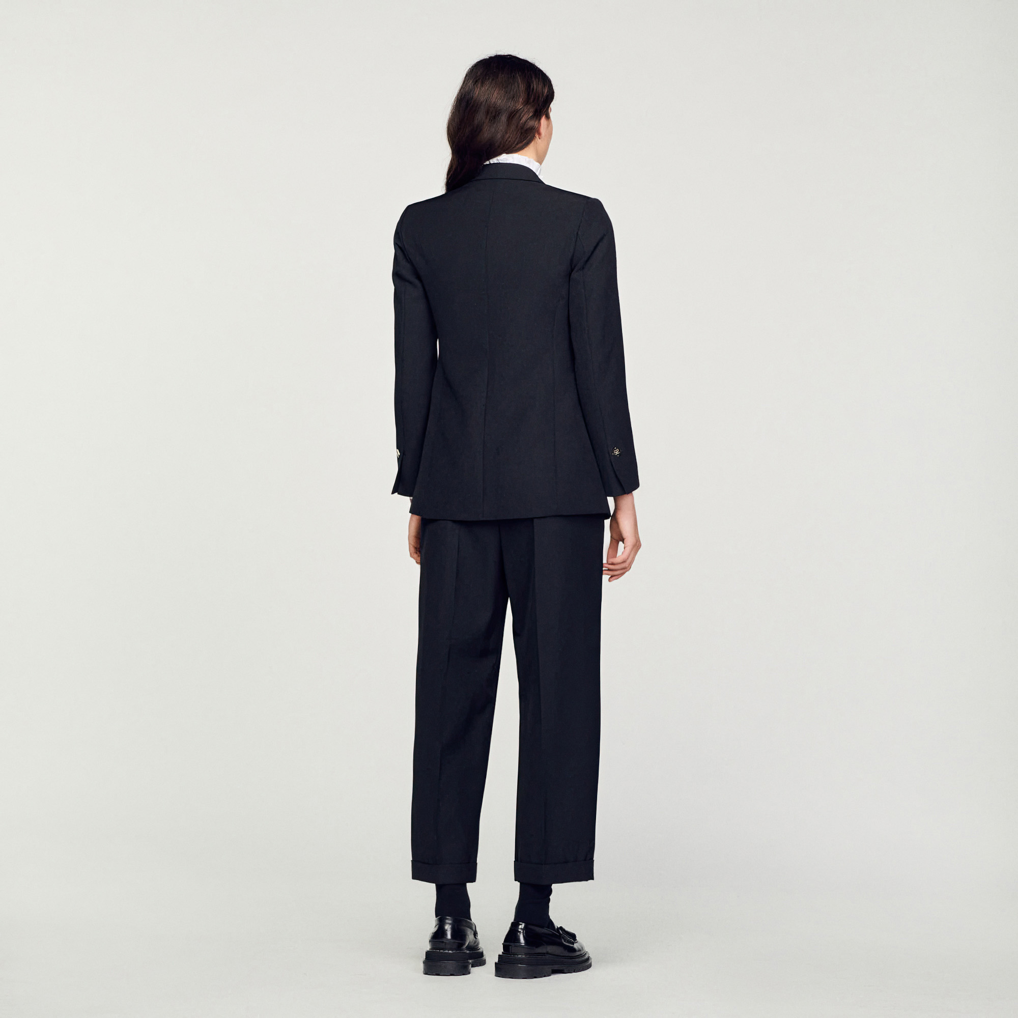 Double-breasted suit jacket - Jackets & Blazers | Sandro Paris
