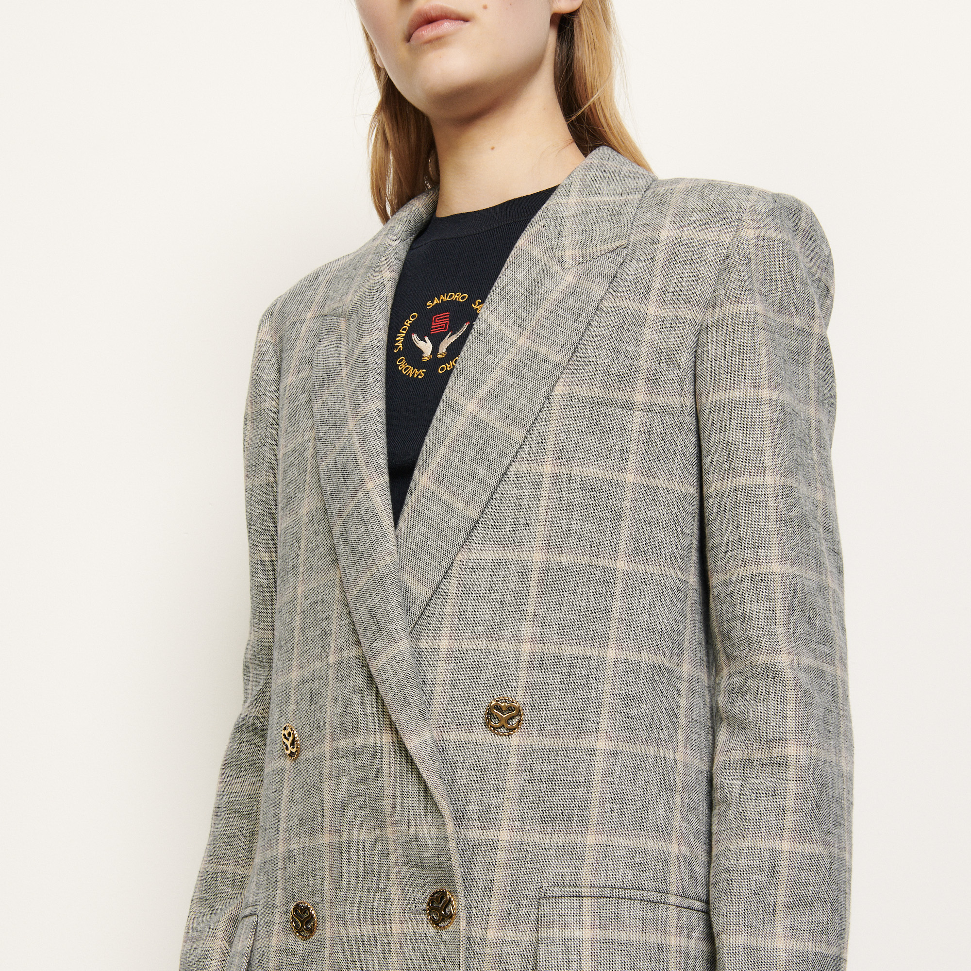 Checked Blazer - Co-ord Sets | Sandro Paris