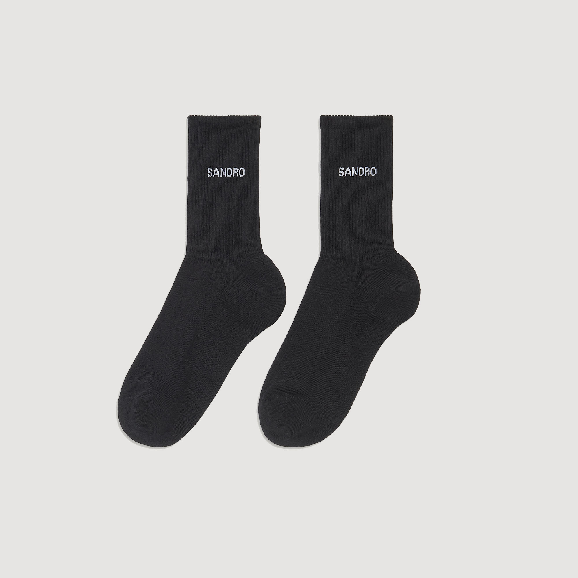 Sandro cotton Logo socks
