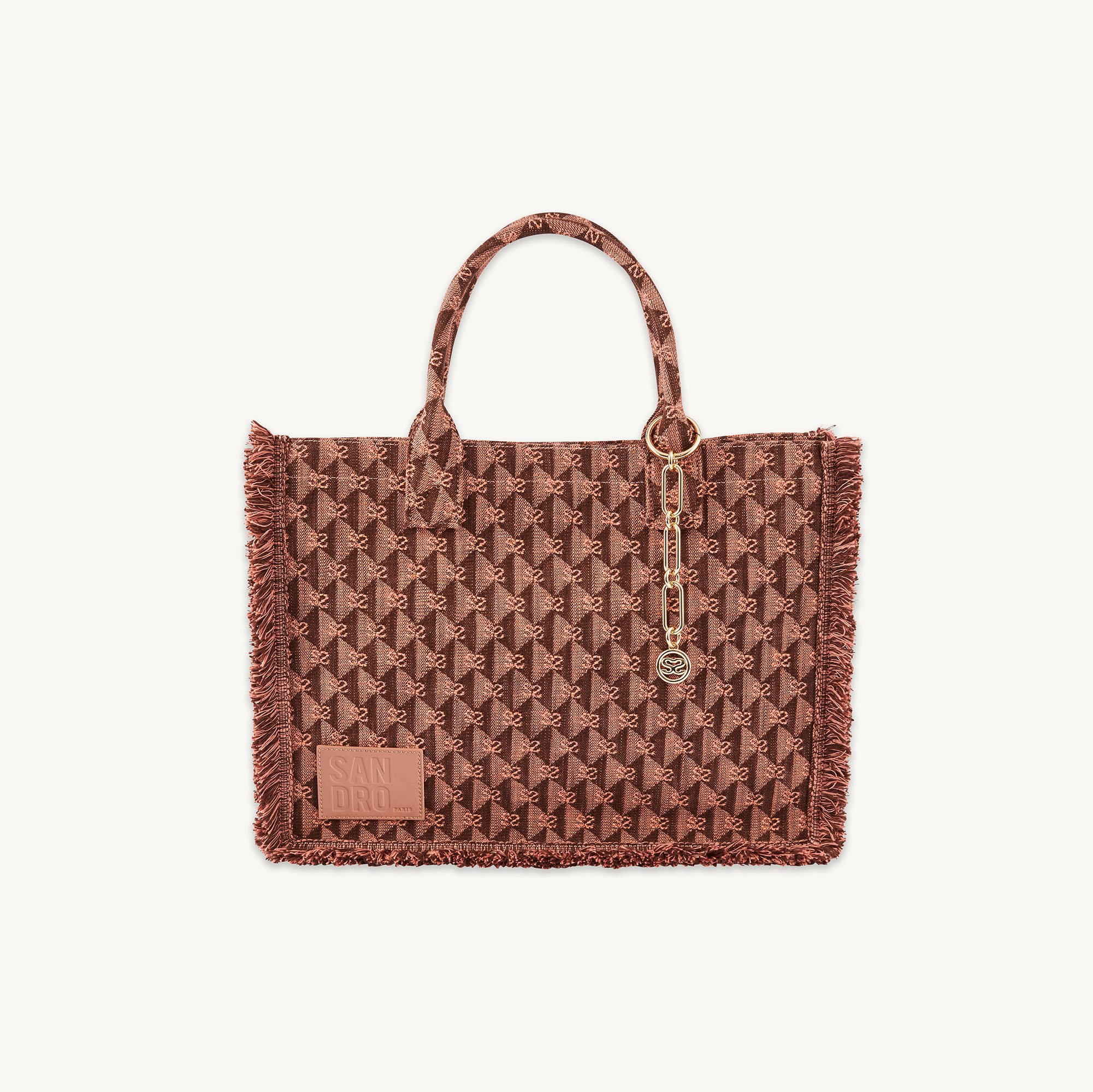 Jacquard tote bag - Tote Bags | Sandro Paris