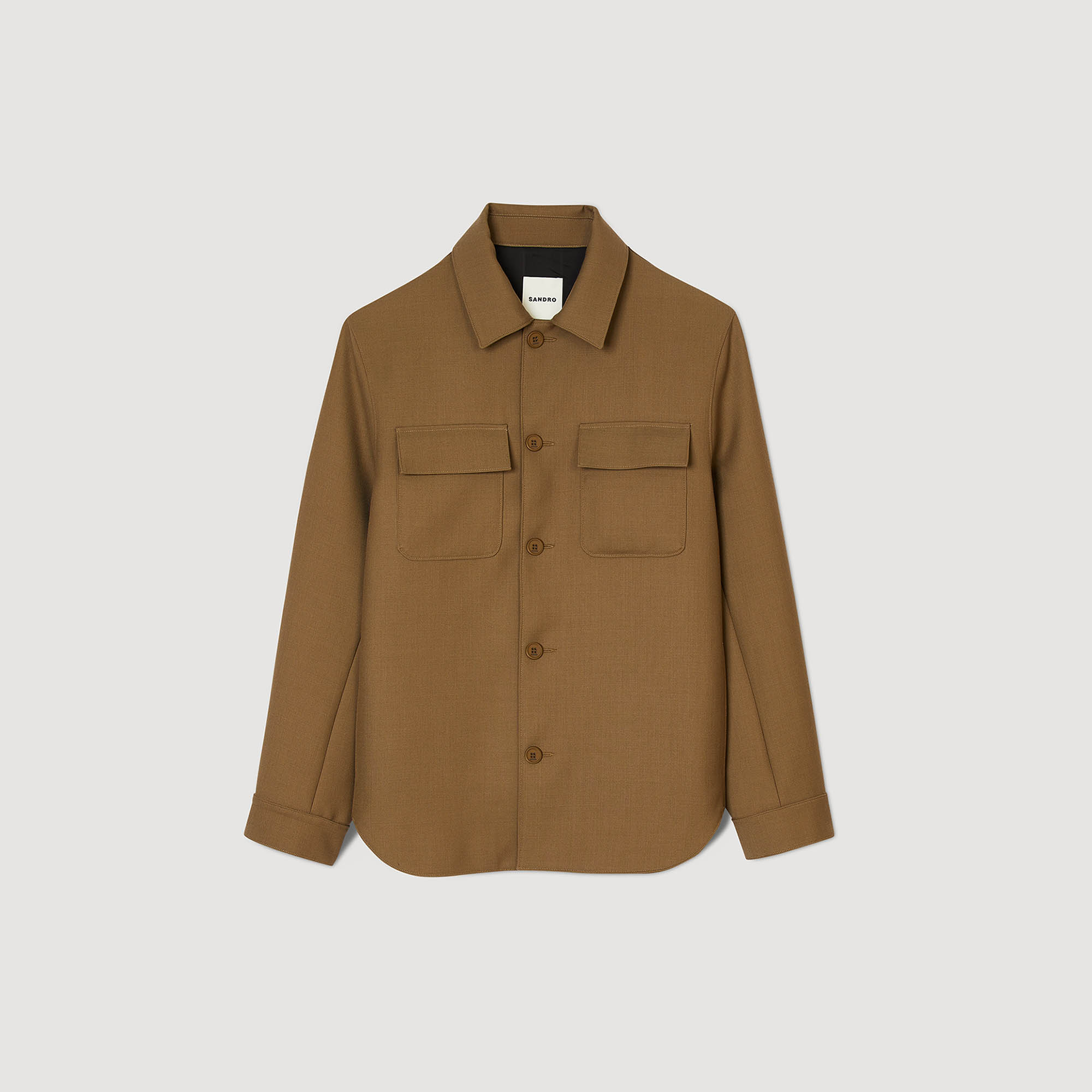 Sandro polyester Buttoned overshirt