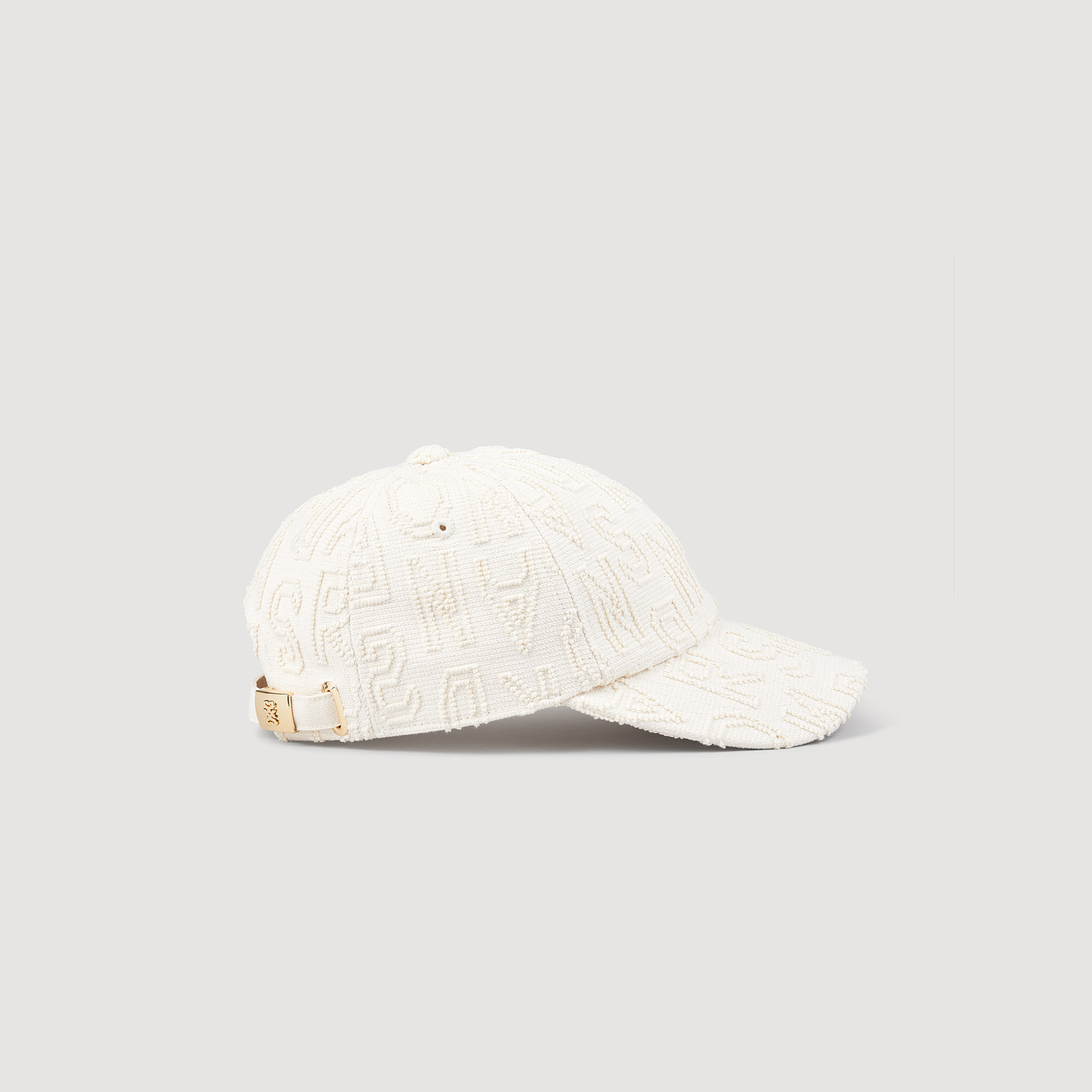 Sandro cotton Cloth cap with embroidered letters