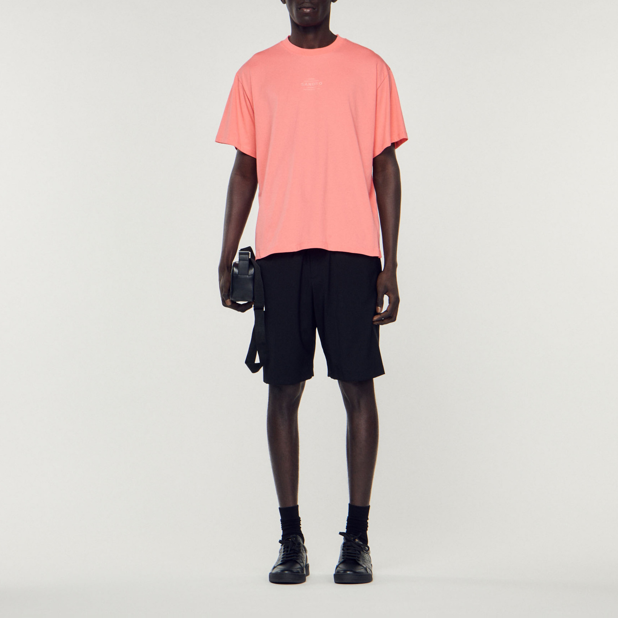 Sandro Tee In Coral