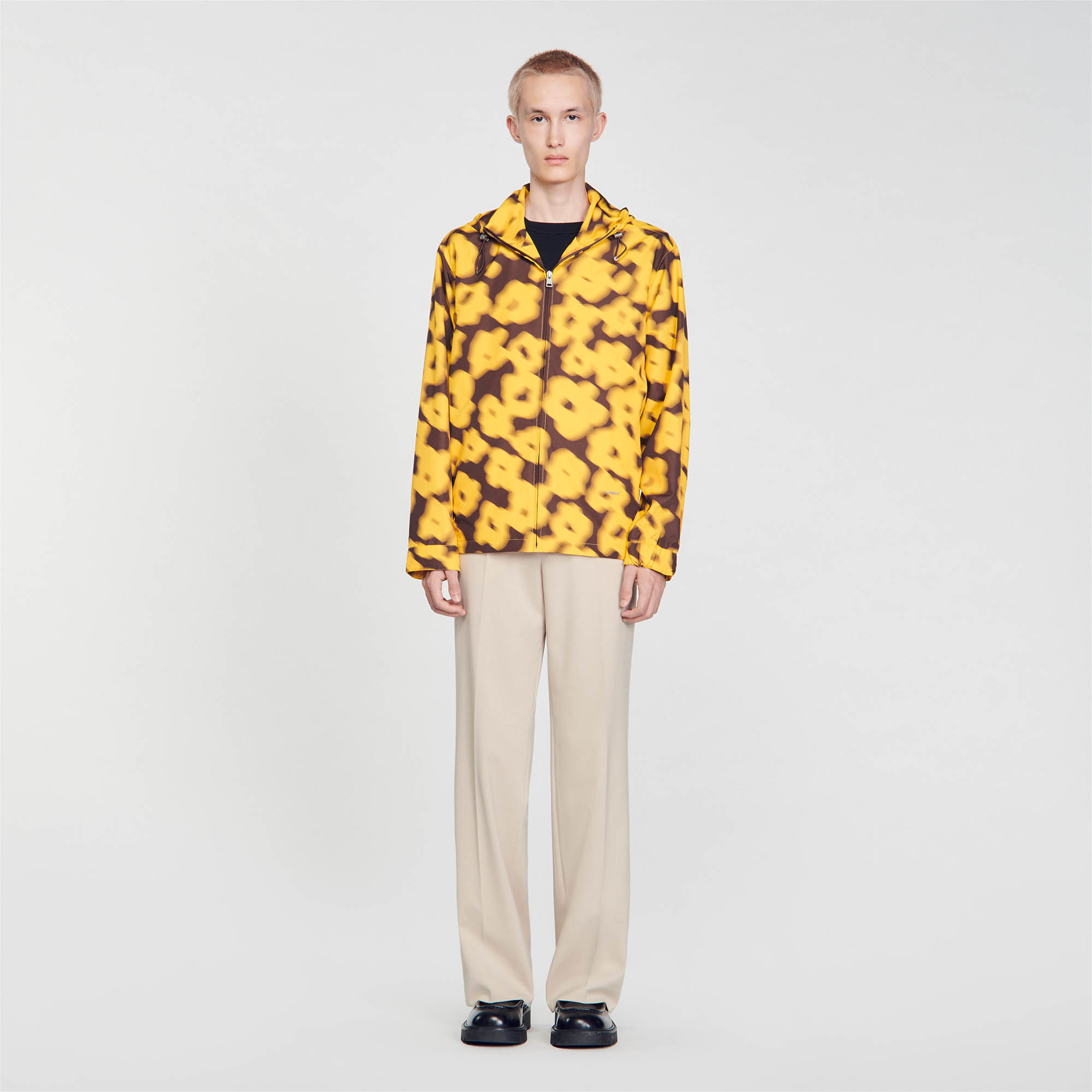 Sandro polyester Floral print jacket